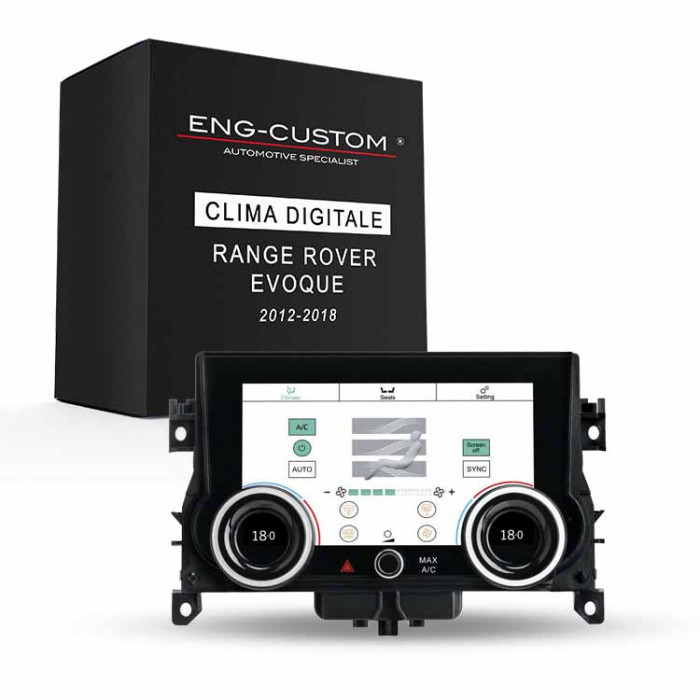 Automotive products and installations ENG-Custom - Range Rover Evoque Digital Climate