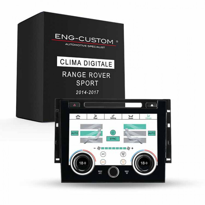 Prodotti e installazioni automotive ENG-Custom - Range Rover Sport Clima Digitale