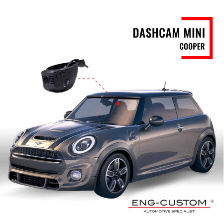 Prodotti e installazioni automotive ENG-Custom - Mini Cooper Dashcam
