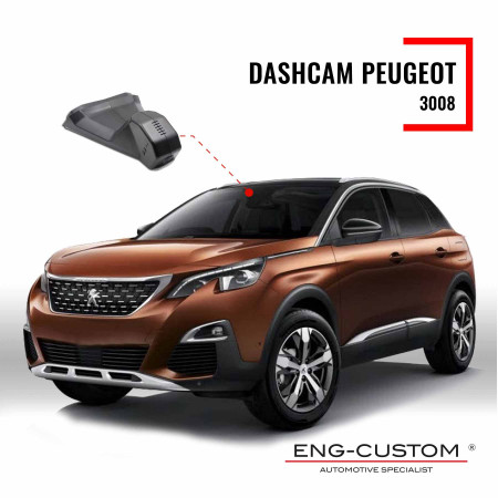 Prodotti e installazioni automotive ENG-Custom - Peugeot 3008 Dashcam