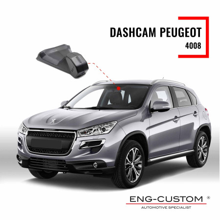 ENG-Custom automotive products and installations - Peugeot 4008 Dashcam