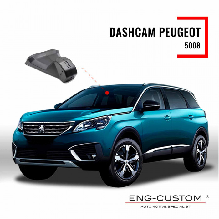 Prodotti e installazioni automotive ENG-Custom - Peugeot 5008 Dashcam