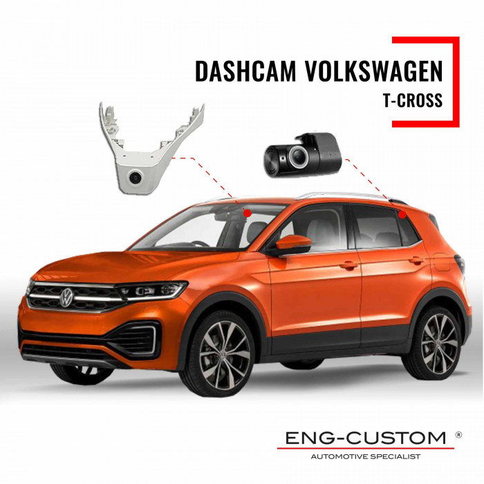 Prodotti e installazioni automotive ENG-Custom - Volkswagen T-Cross Dashcam