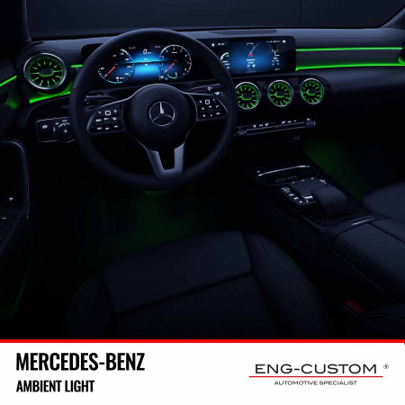 ENG-Custom automotive products and installations - Mercedes Ambient Light Kit OEM replacement